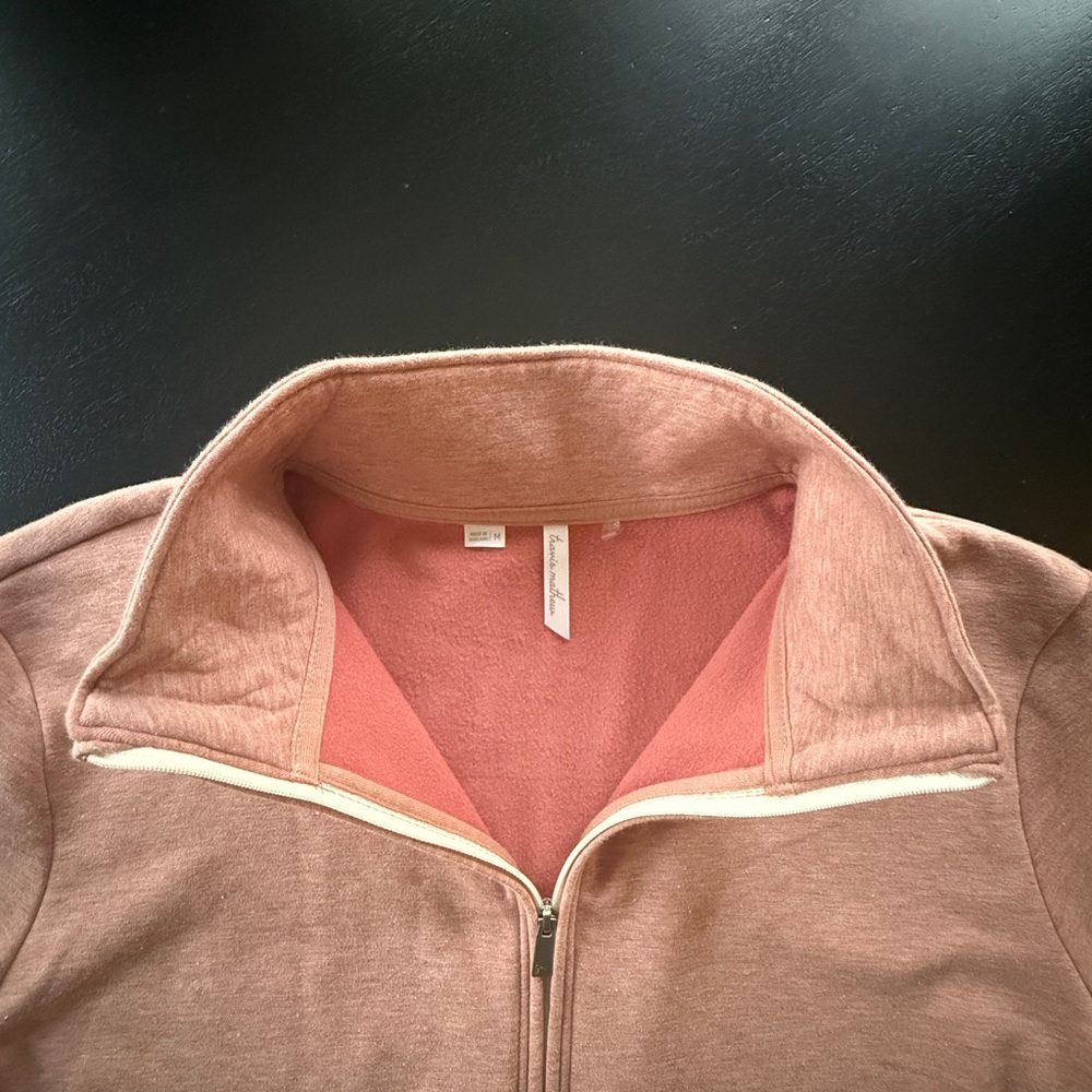 Women’s Travis Mathew Pink Half-Zip Golf Pullover